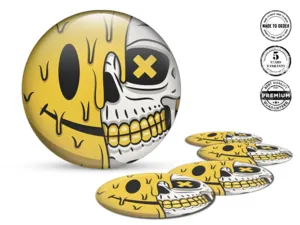 Custom domed decals Luxury Edition Drift Dome Badges